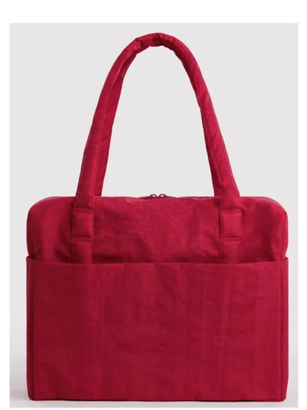 BAGGU Small Cloud Carry-On Tote Bag Cherry Red